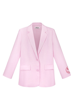 Blazer Femme En Polyester Ensemble Coupe Oversized Avec Logo Brodé h5 