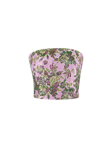 Top Sans Manches Femme Polyester Imprimé Fleur 2