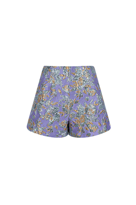 Shorts Hauts Femme en Polyester Imprimé Floral 2