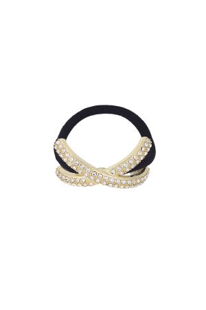 Élastique À Cheveux Croisé Scintillant h5 