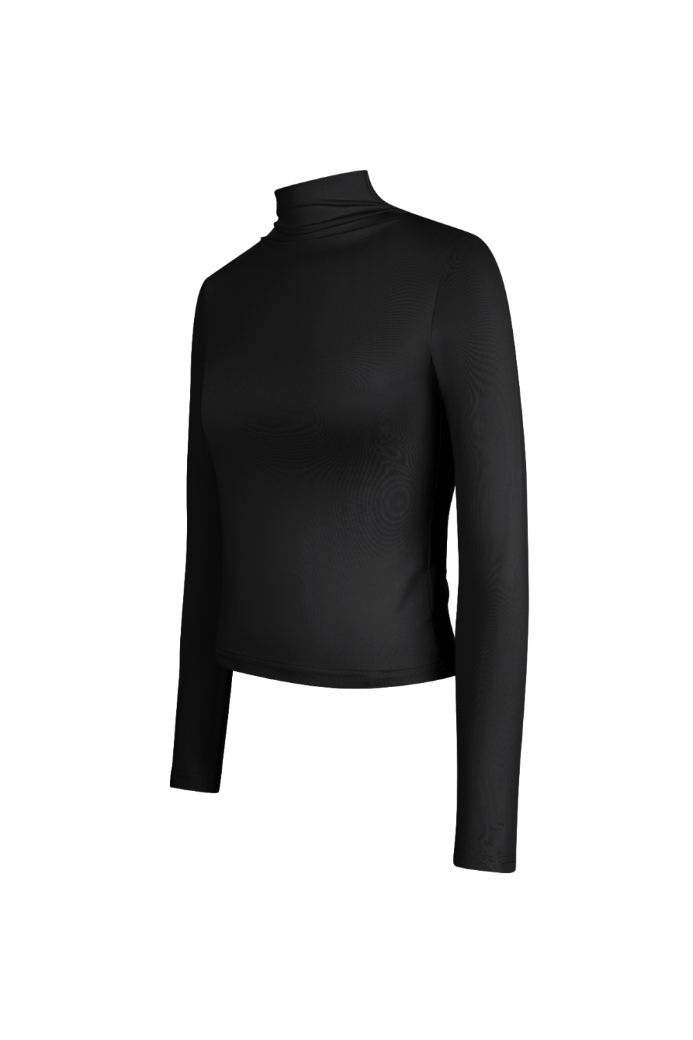 Pull Femme Manches Longues Polyester Côtelé Col Roulé Image8