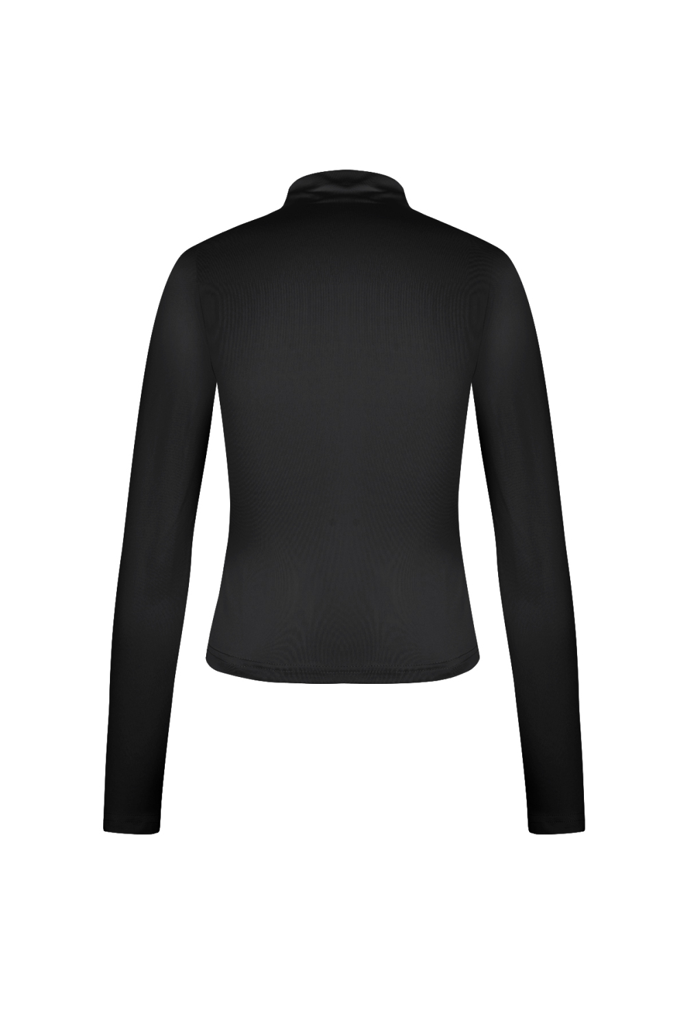 Pull Femme Manches Longues Polyester Côtelé Col Roulé Image3