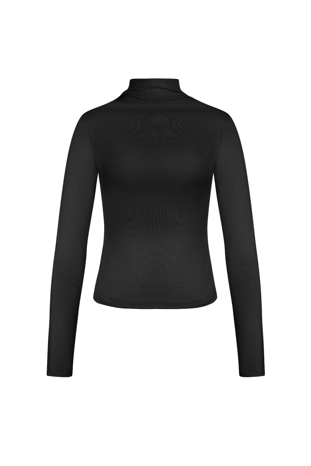 Pull Femme Manches Longues Polyester Côtelé Col Roulé 