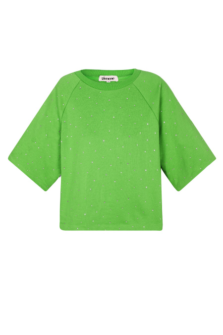 Coton T-shirt Femme Oversized Printemps/Été 2