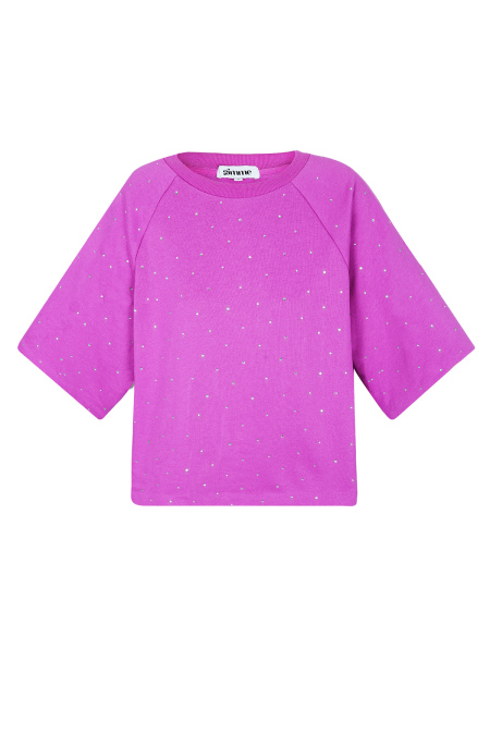 Coton T-shirt Femme Oversized Printemps/Été 2