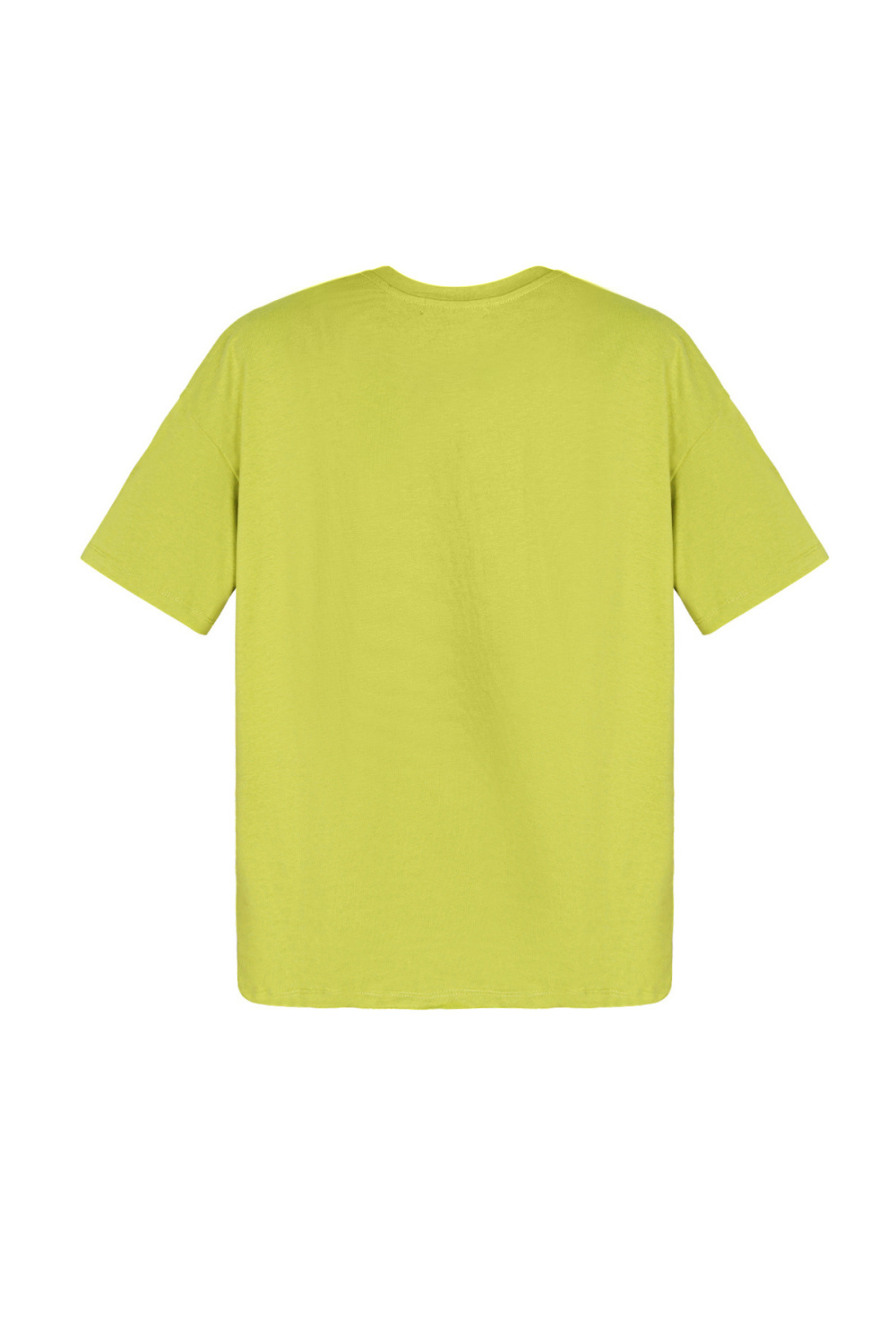 Coton T-Shirt Femme Oversized Logo Minimaliste h5Image6