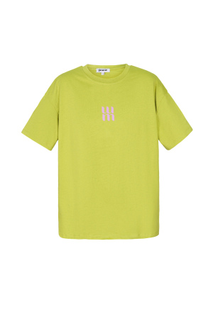 Coton T-Shirt Femme Oversized Logo Minimaliste h5