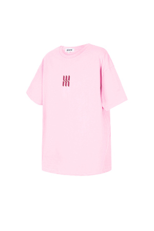 Coton T-Shirt Femme Oversized Logo Minimaliste h5 Image2