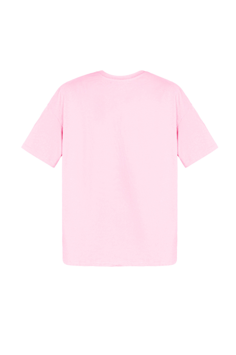Coton T-Shirt Femme Oversized Logo Minimaliste Image3