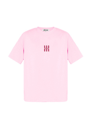 Coton T-Shirt Femme Oversized Logo Minimaliste h5 
