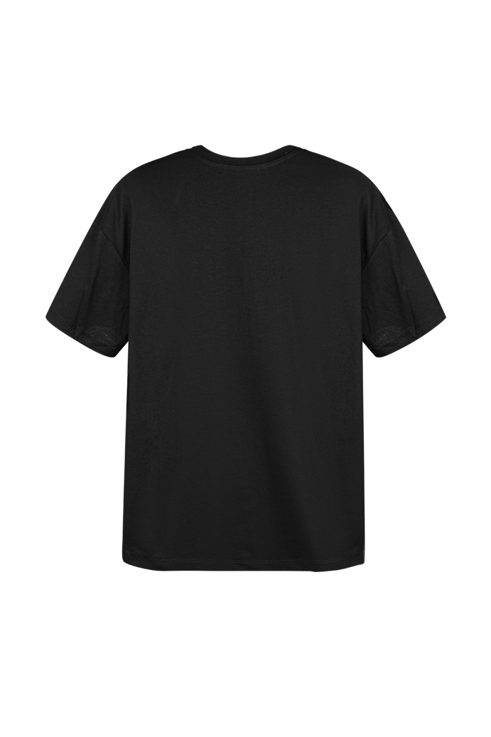 Coton T-Shirt Femme Oversized Logo Minimaliste Image6