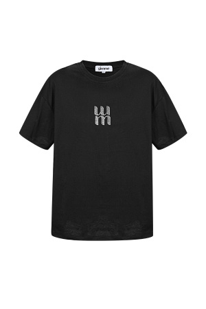 Coton T-Shirt Femme Oversized Logo Minimaliste h5 