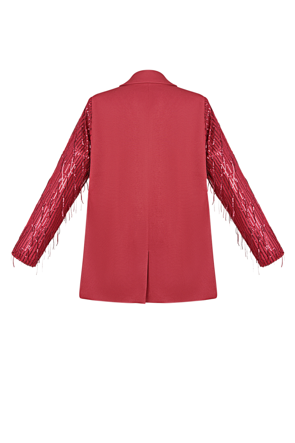Veste Femme En Polyester À Manches Frangées Design Image4