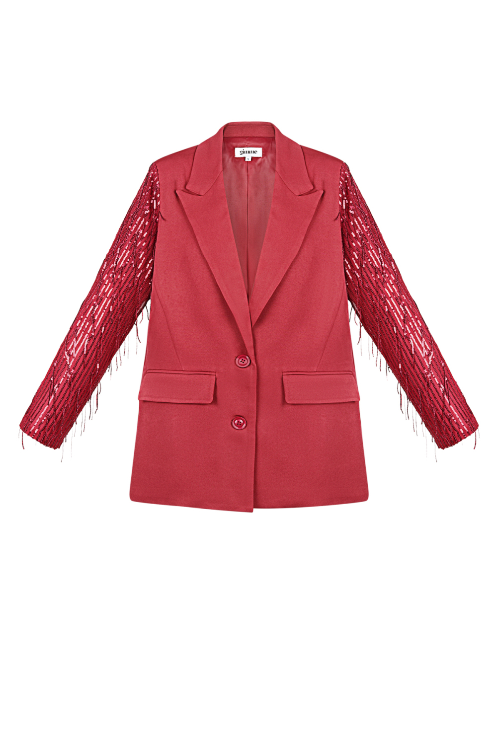 Veste Femme En Polyester À Manches Frangées Design 