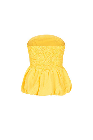 Polyester Haut Sans Manches Femme Volants Bas h5 Image5
