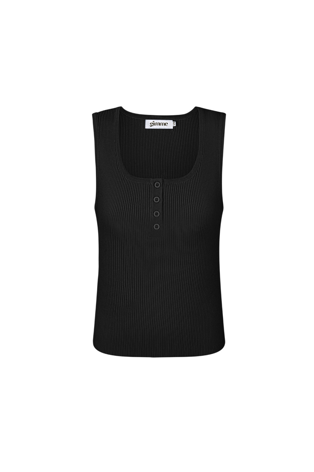 Viscose Haut Femme Sans Manches Tricot Roulé Boutonnage Avant 