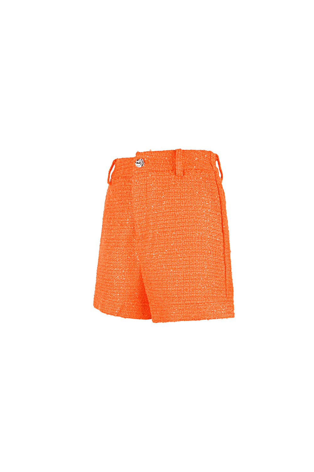 Shorts Femme Polyester Taille Haute Couleur Unie Image4