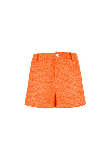 Shorts Femme Polyester Taille Haute Couleur Unie 2