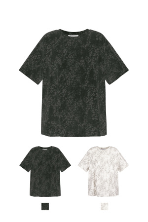 Coton T-Shirt Femme Oversized Imprimé Léopard h5 Image8