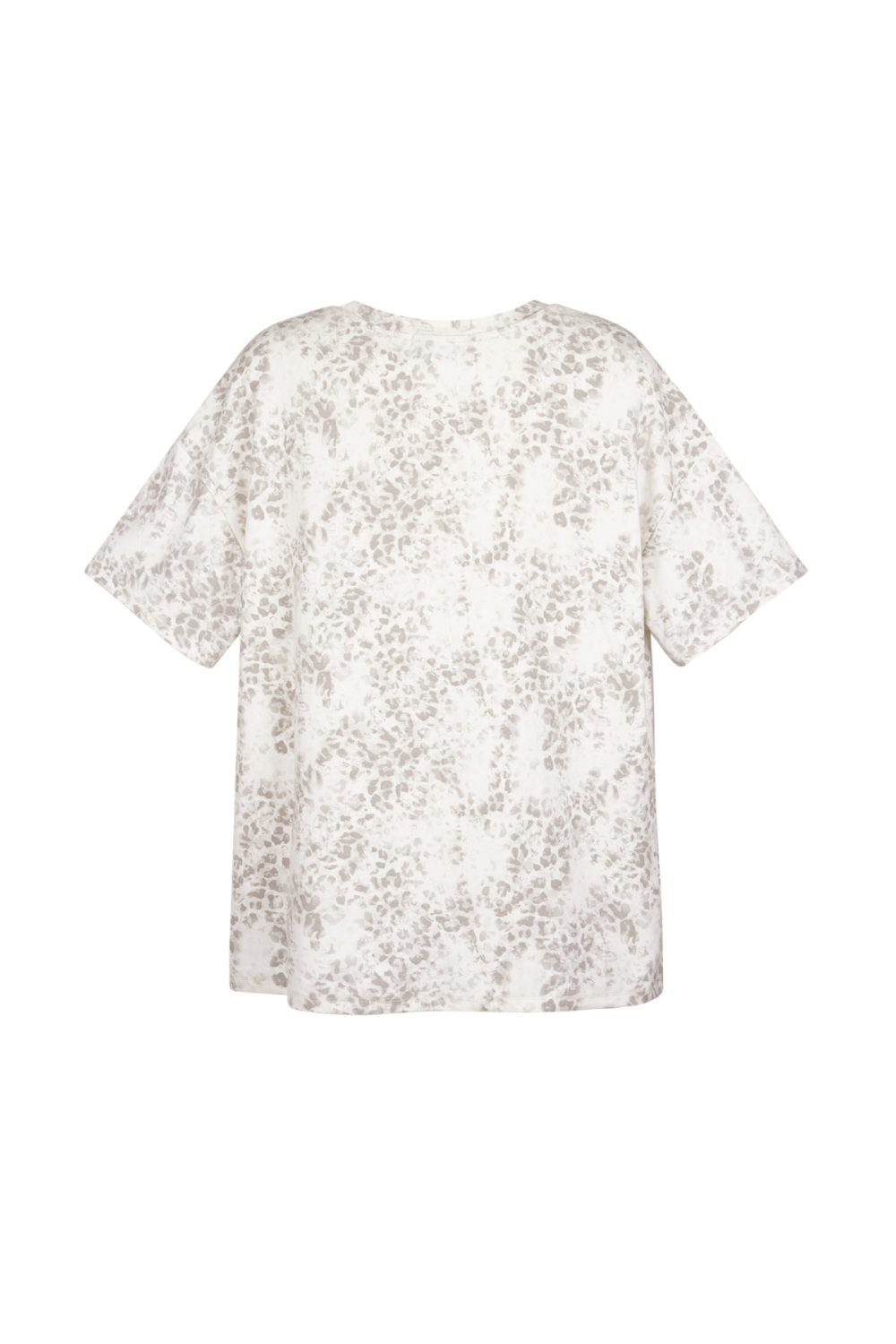 Coton T-Shirt Femme Oversized Imprimé Léopard h5Image5