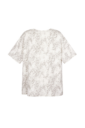 Coton T-Shirt Femme Oversized Imprimé Léopard h5 Image5