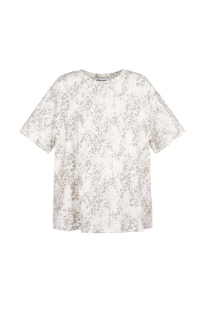 Coton T-Shirt Femme Oversized Imprimé Léopard h5