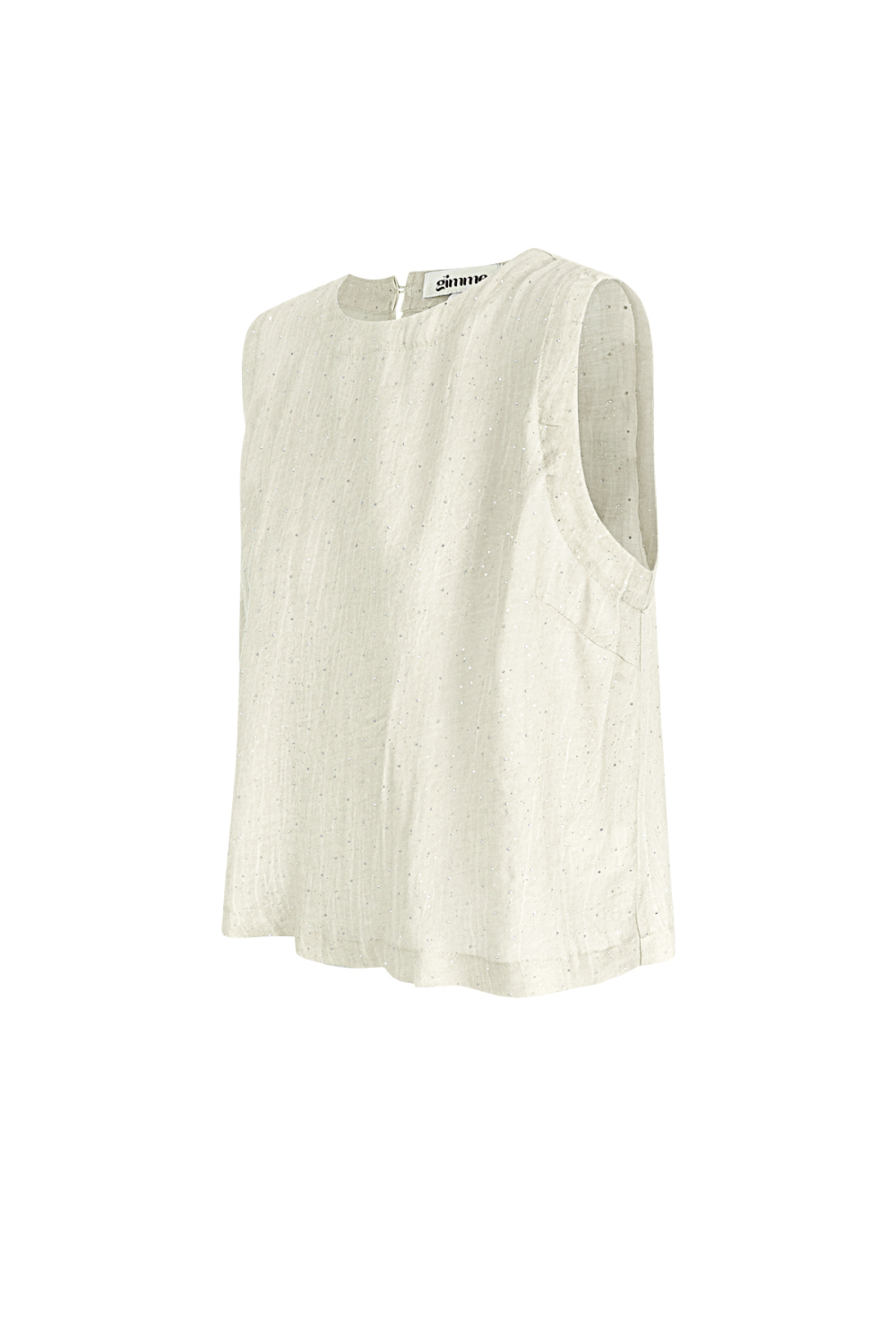 Viscose Femme Haut Sans Manches Minimaliste Léger Image8