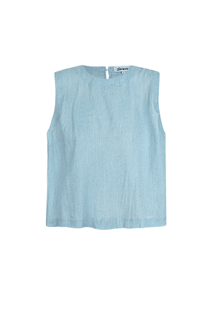 Viscose Femme Haut Sans Manches Minimaliste Léger h5 