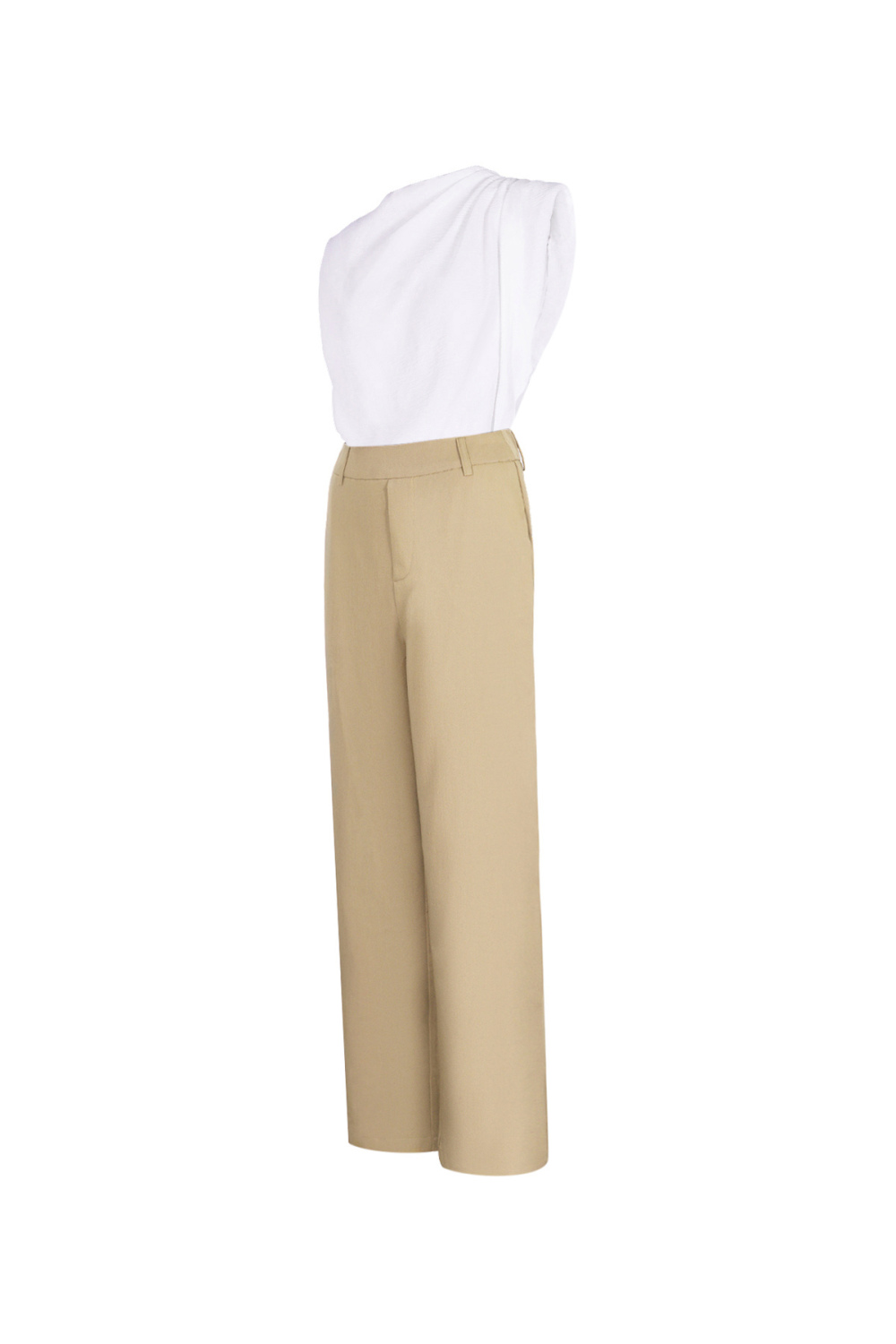 Cotton Blend Femme Wide Leg Bodysuit Printemps/Été Comfort Fit Image5