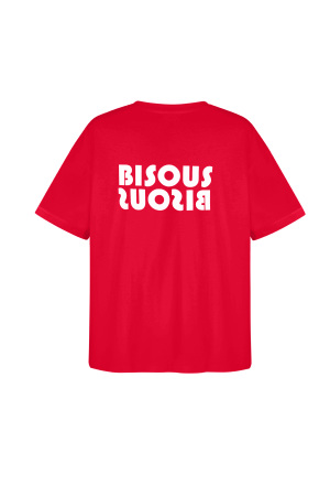 Coton T-Shirt Femme Oversized Logo Print h5 Image6