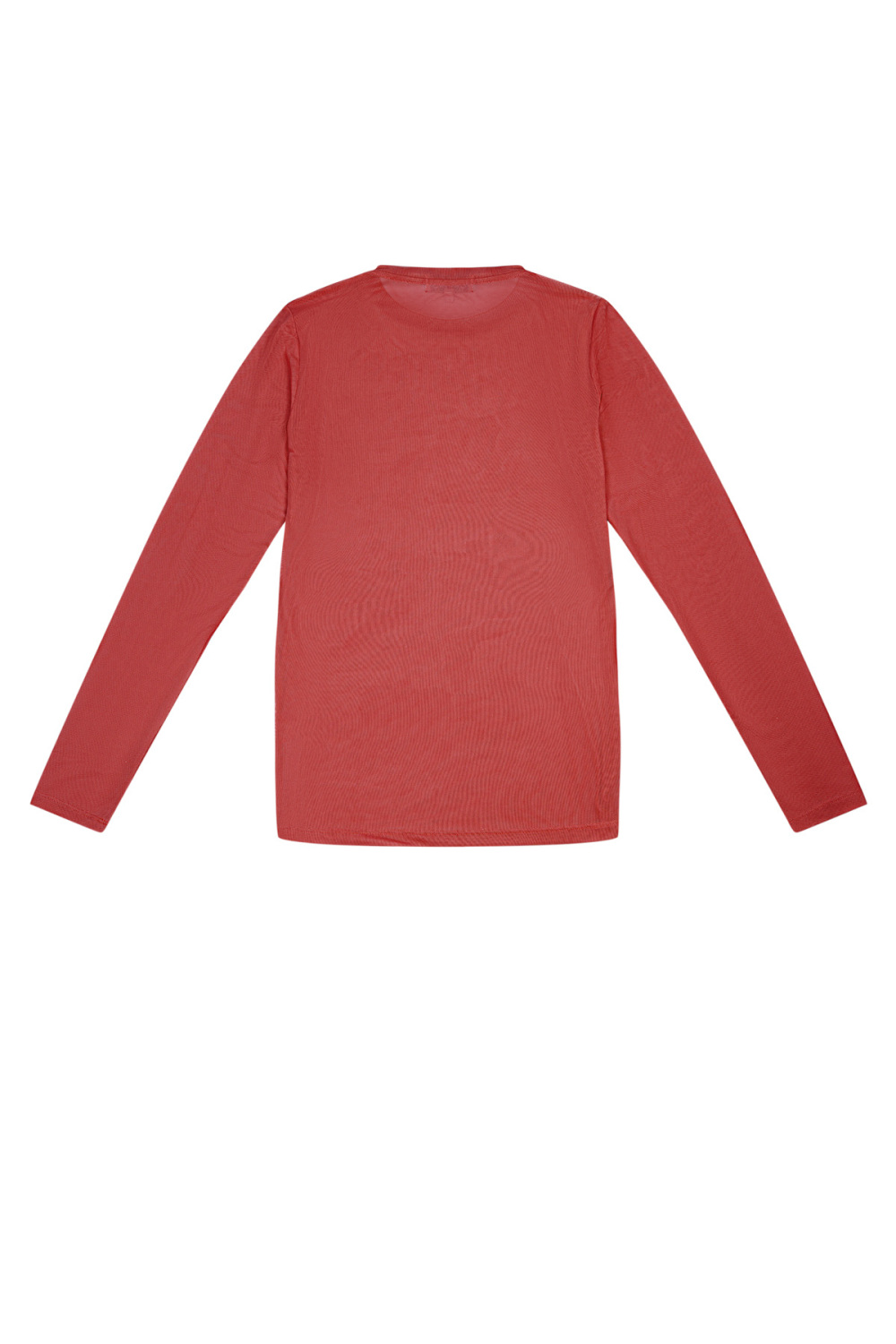 Pull En Polyester Pour Femme Manches Longues Maille Transparente Sportif Image2