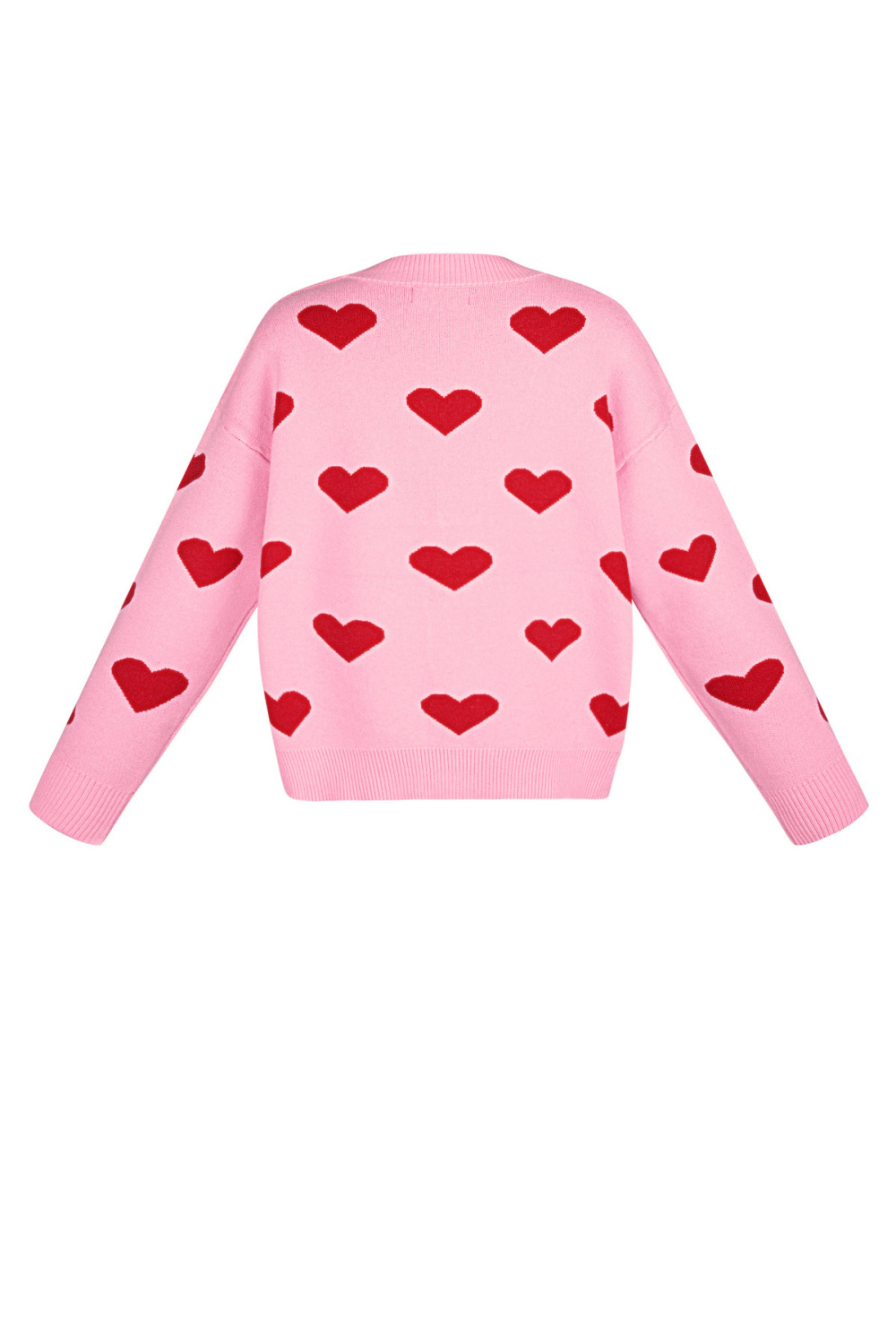 Viscose Tricotée Cardigan Femme Mignon Motif Cœur Automne/Hiver Image11