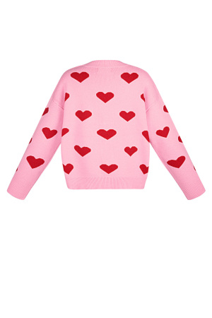 Viscose Tricotée Cardigan Femme Mignon Motif Cœur Automne/Hiver h5 Image11