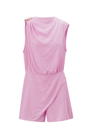 Robe Mini Femme En Viscose Design Asymétrique Drapé h5