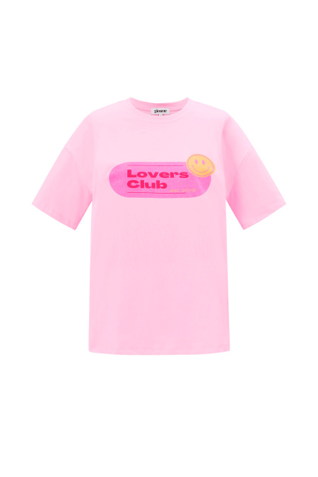 Cotton T-shirt Femme Street Random Print 2