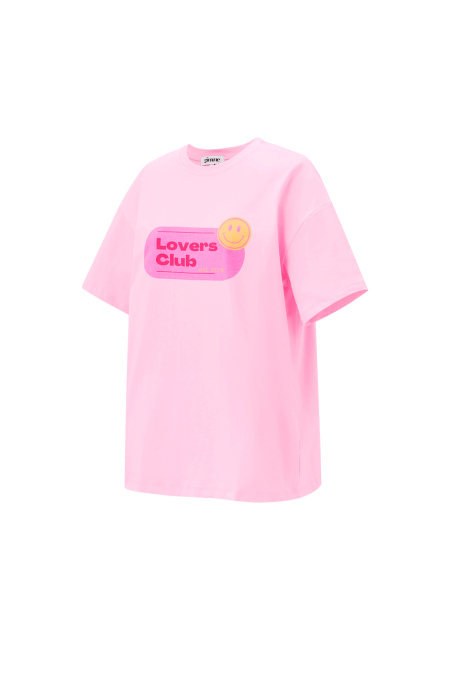 Cotton T-shirt Femme Street Random Print