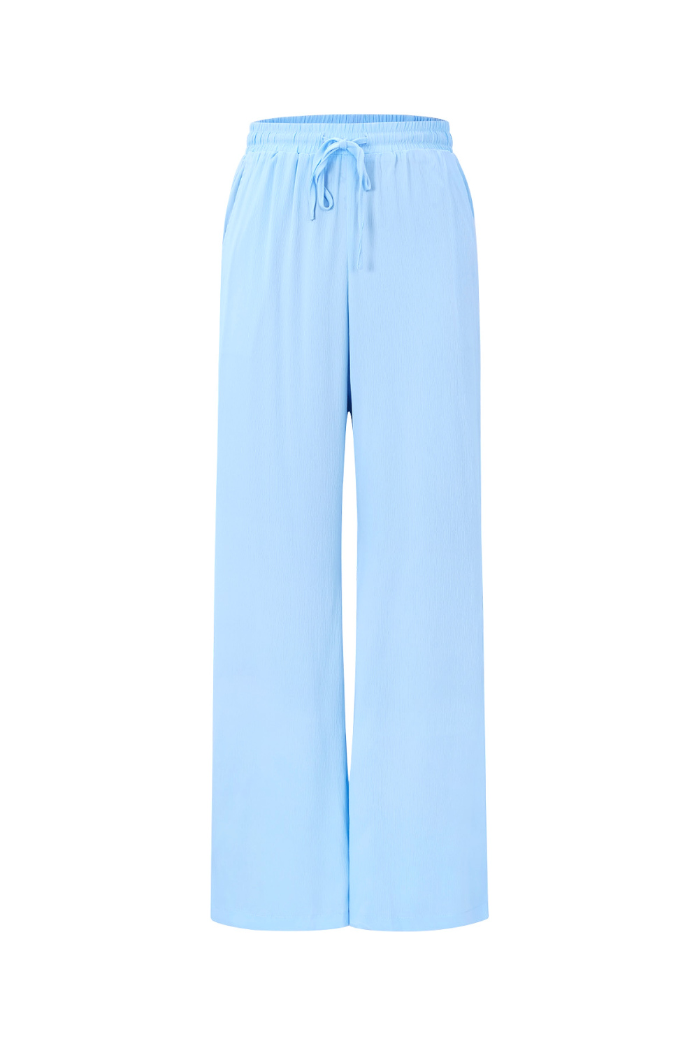 Pantalon Droit Femme En Polyester Tissé Casual Couleur Unie Printemps/Été