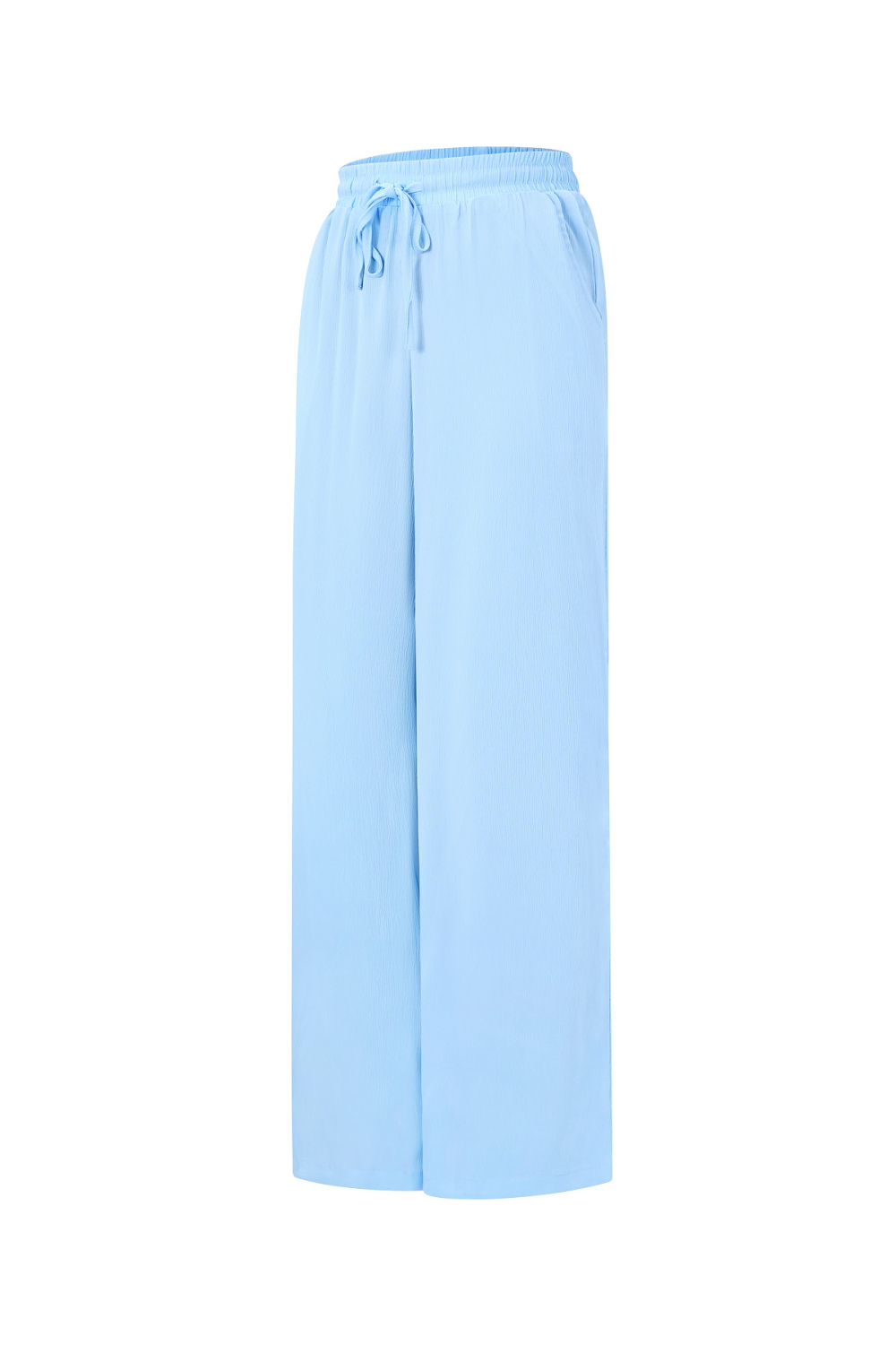 Pantalon Droit Femme En Polyester Tissé Casual Couleur Unie Printemps/Été Image7