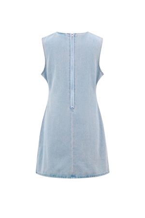 Coton Robe Mini Femme Sans Manches Bodycon h5 Image9