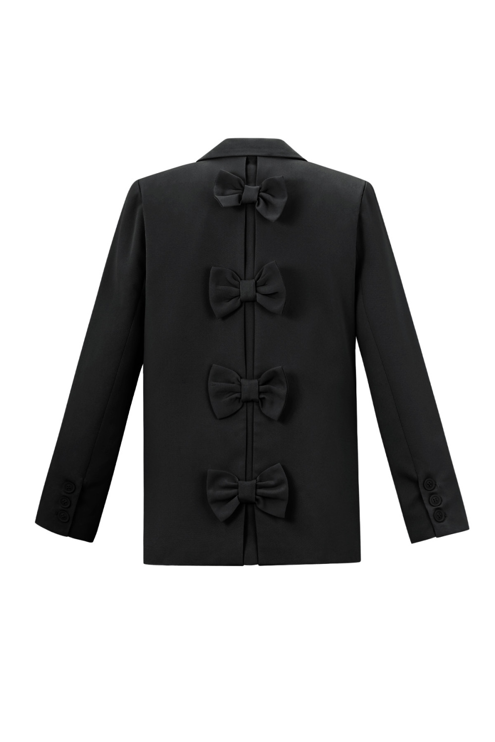 Polyester Ensemble Costume Femme Coupe Élégante Détail Nœud h5Image12