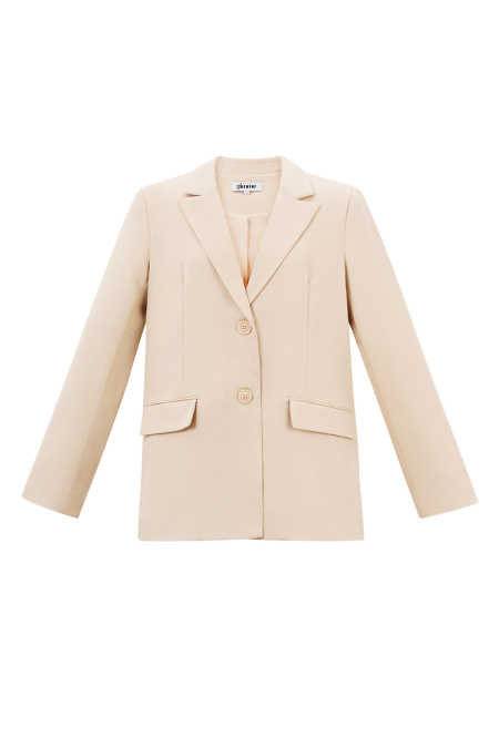 Polyester Ensemble Costume Femme Coupe Élégante Détail Nœud 2