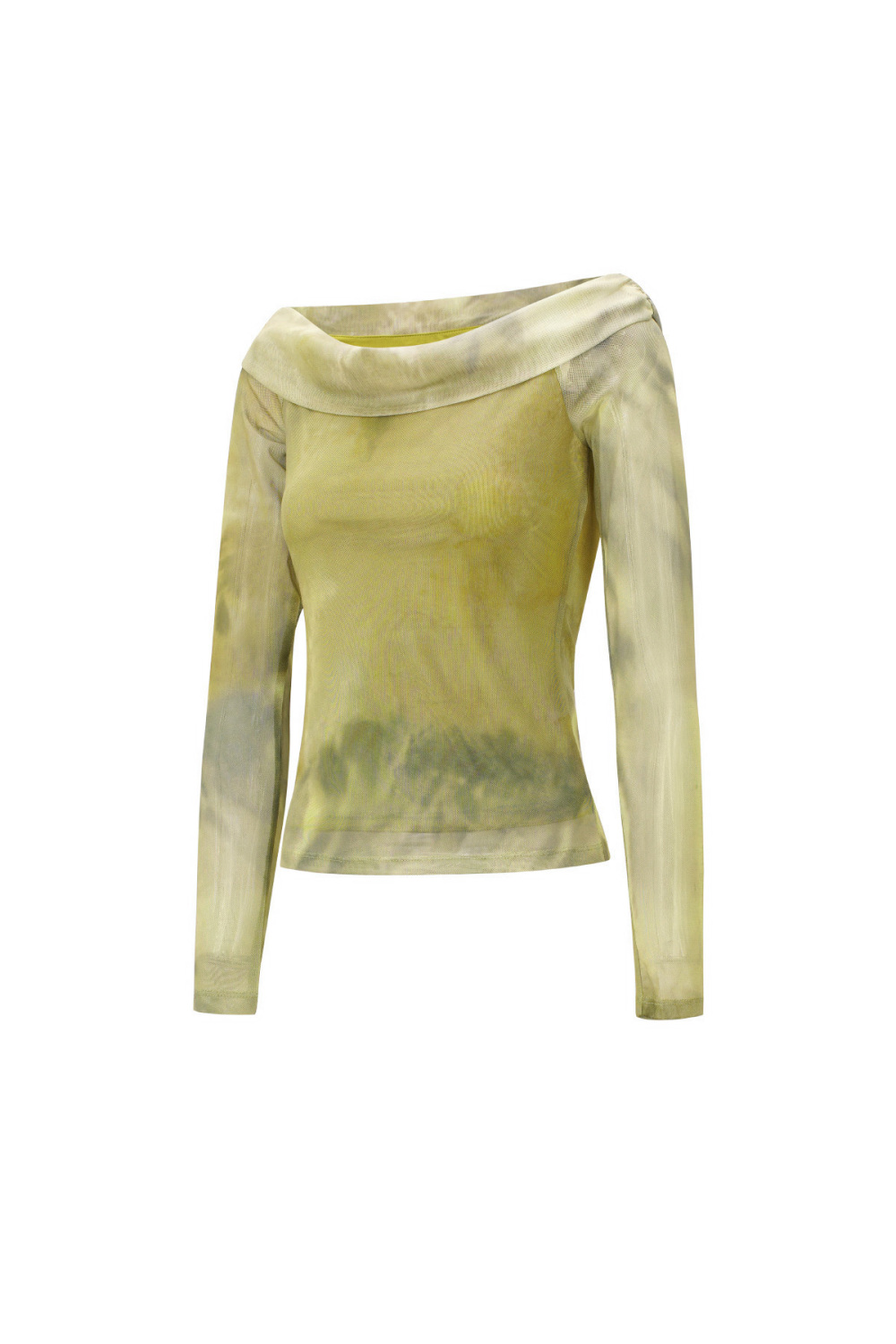 Tissu Polyester Femme Haut Manches Longues Élégant Couleur Unie Printemps/Été h5Image2