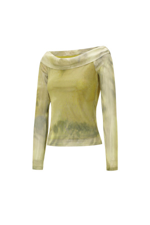 Tissu Polyester Femme Haut Manches Longues Élégant Couleur Unie Printemps/Été h5 Image2