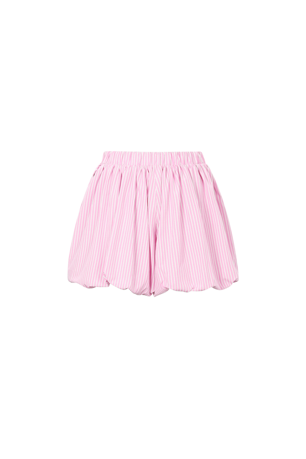 Woven Cotton Shorts Femme Casual Stripes Image3