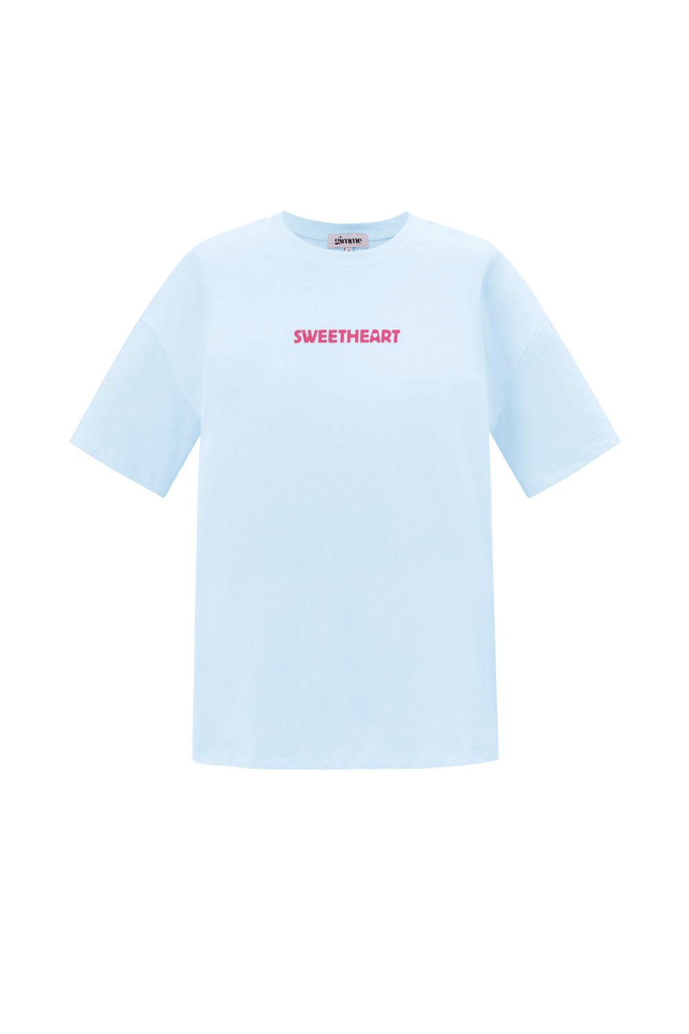 T-Shirt Femme Tricoté Casual Lettres Image9