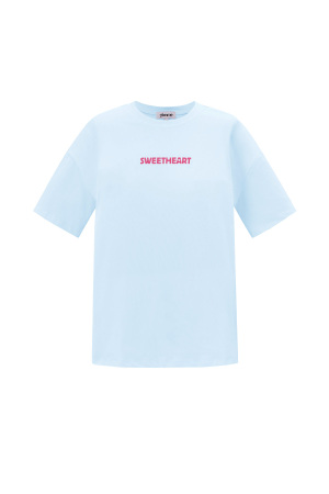 T-Shirt Femme Tricoté Casual Lettres h5 Image9