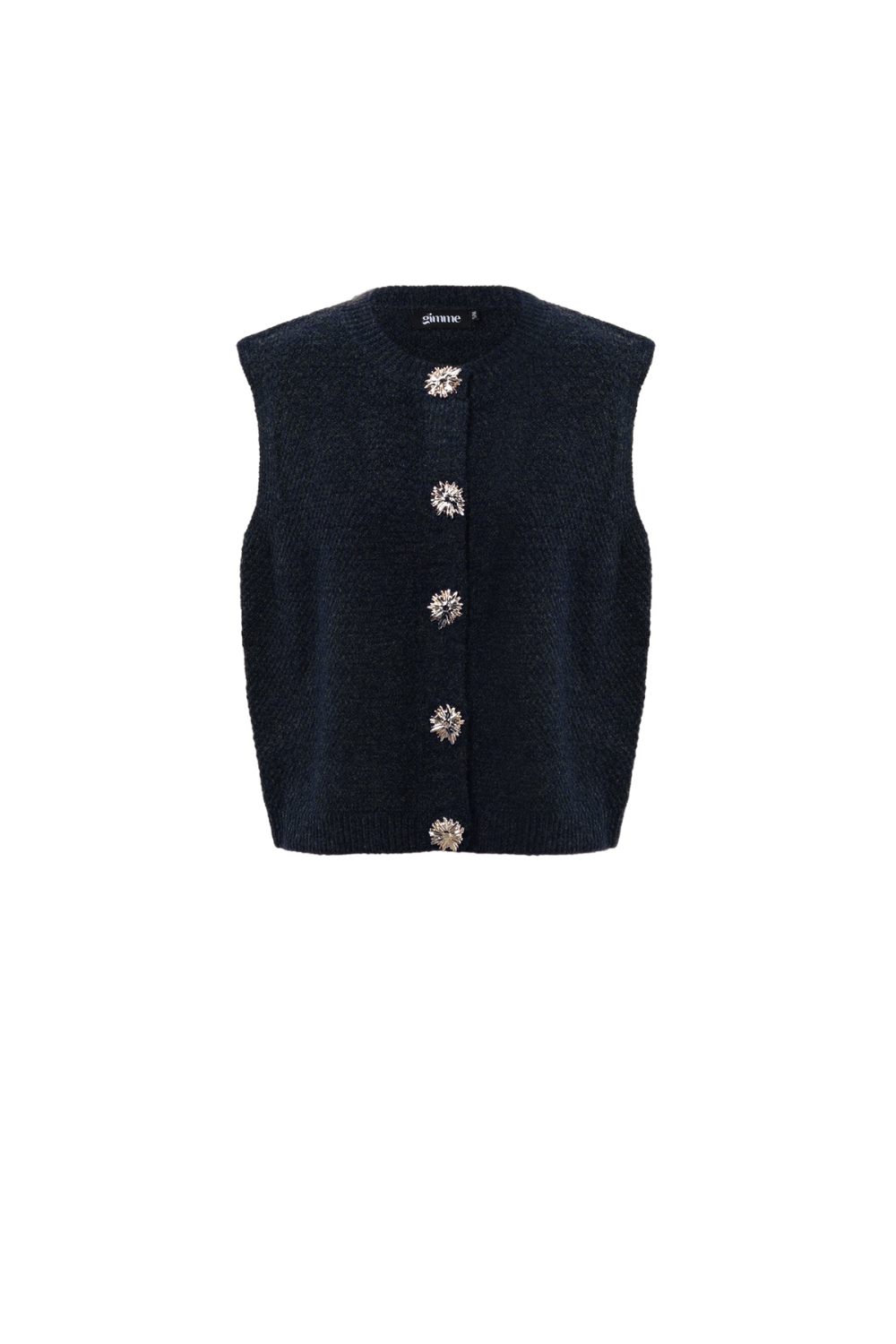Veste Tricotée Fibre De Polyester Femme Tricotée Décontractée Couleur Unie Image12