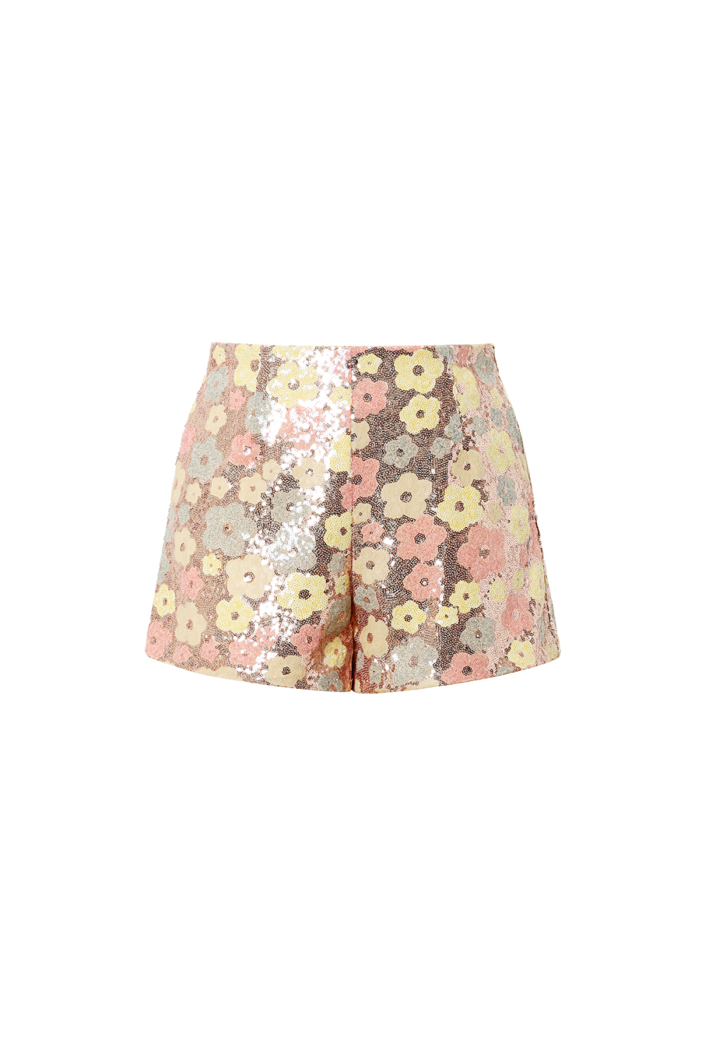 Short À Sequins À Fleurs Fleuries