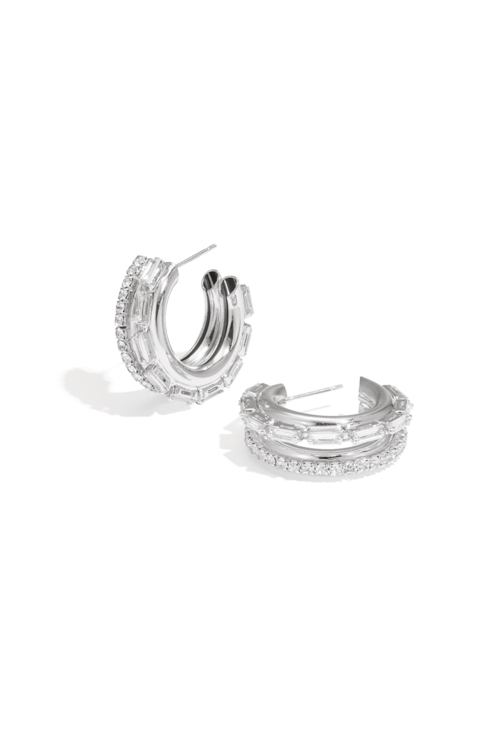 Boucles D'Oreilles Créoles En Fer, Élégantes, Luxueuses, De Noël, Pour Femmes Image5