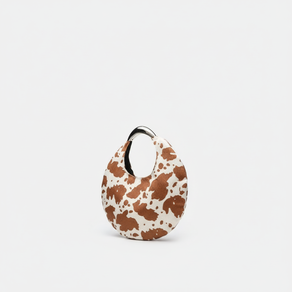 Sac À Main Rétro Simple En Pu Pour Femme, 1 Pièce, Blocage Des Couleurs Image2